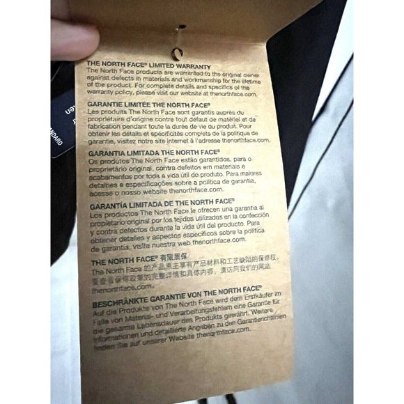 The North Face Venture 2 Black Waterproof Zip Up Hooded Rain Jacket Medium - Picture 10 of 11